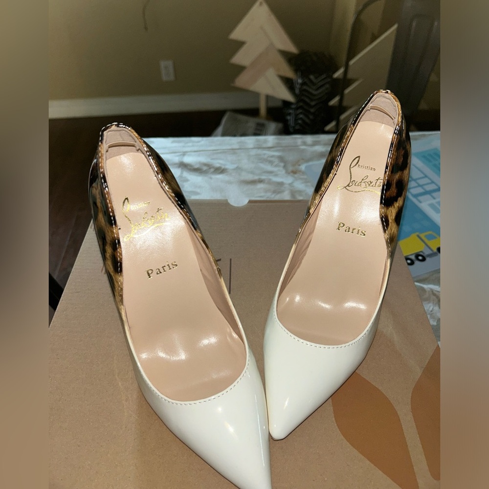 Louie red sole, leopard 8